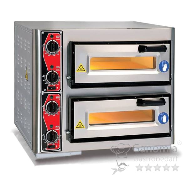 Gastro Pizzaofen Doppelkammer 7 kW 